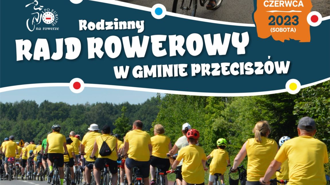 RODZINNY RAJD ROWEROWY W GMINIE PRZECISZÓW – RUSZYŁY ZAPISY!