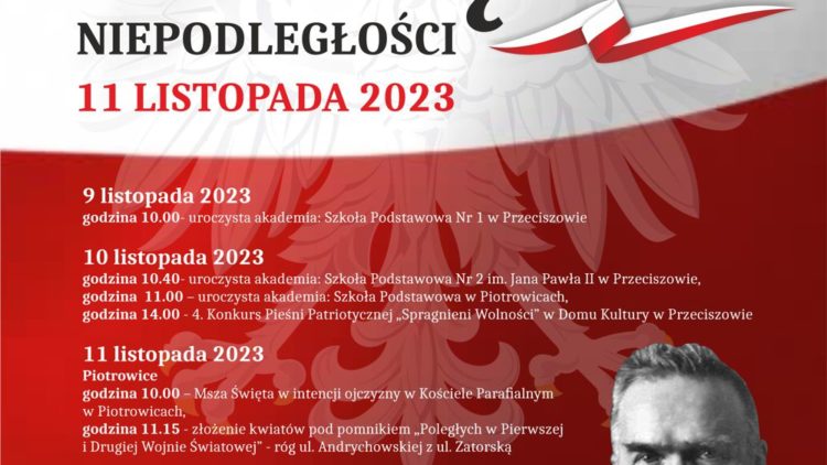 NARODOWE ŚWIĘTO NIEPODLEGŁOŚCI W GMINIE PRZECISZÓW