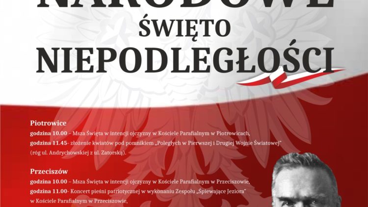 NARODOWE ŚWIĘTO NIEPODLEGŁOŚCI W GMINIE PRZECISZÓW – 11.11.2021