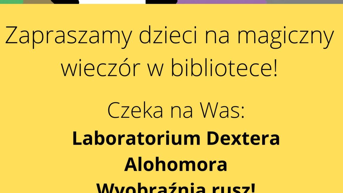 „TO SIĘ MUSI POWIEŚĆ” – NOC BIBLIOTEK