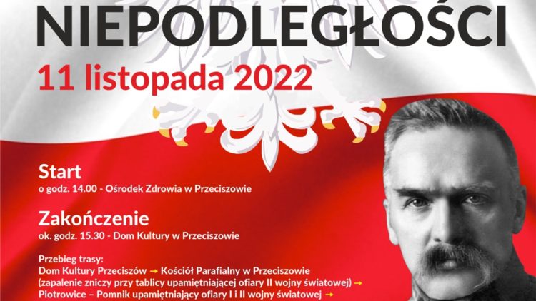 ROWEROWY RAJD NIEPODLEGŁOŚCI W PRZECISZOWIE – 11.11.2022