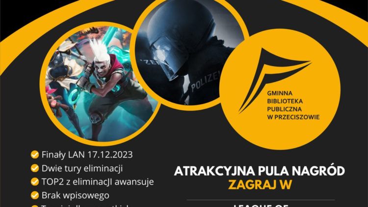 TURNIEJ E-SPORT!!! RUSZYŁY ZAPISY!