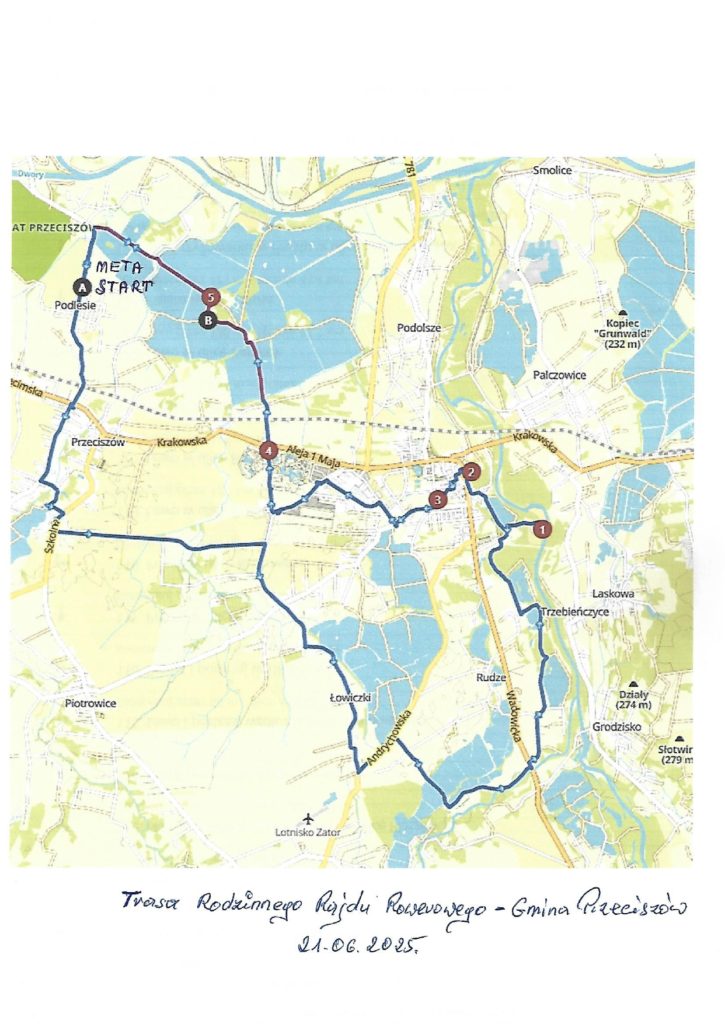 Mapa rajdu