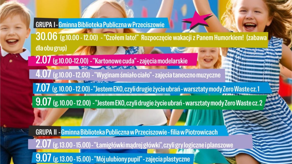 WAKACJE Z BIBLIOTEKĄ!