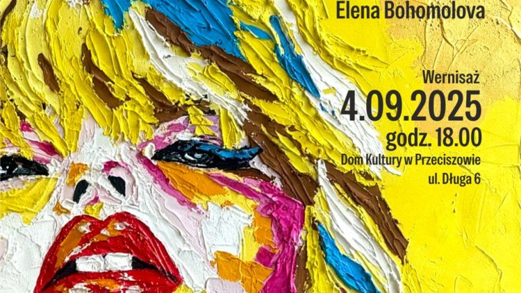 „KREATYWNOŚĆ MYŚLI, INTELEKT SZTUKI” – WERNISAŻ ELENY BOHOMOLOVEJ – 4.09.2025