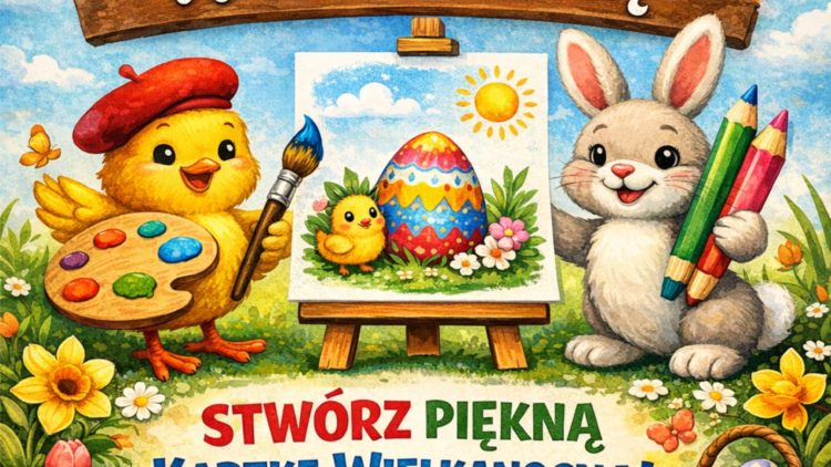 KONKURS PLASTYCZNY NA KARTKĘ WIELKANOCNĄ ROZPOCZĘTY!