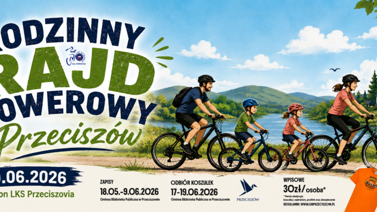 RODZINNY RAJD ROWEROWY – RUSZAJĄ ZAPISY