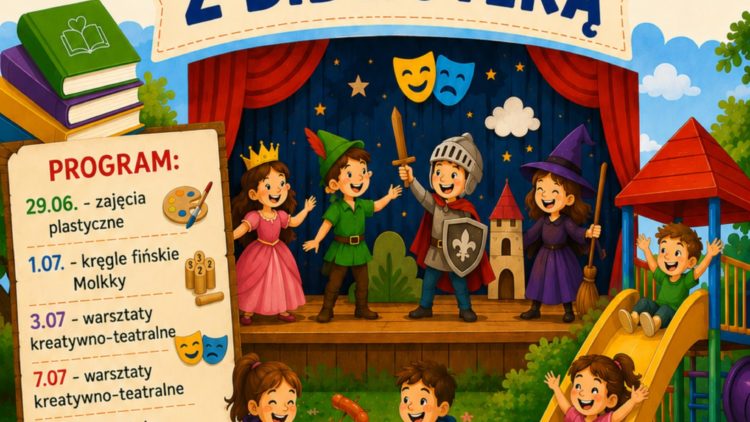 WAKACJE Z BIBLIOTEKĄ!