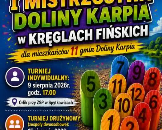 I Turniej o Mistrzostwo Doliny Karpia w kręglach fińskich