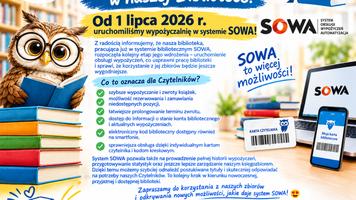 NOWOŚĆ W BIBLIOTECE!