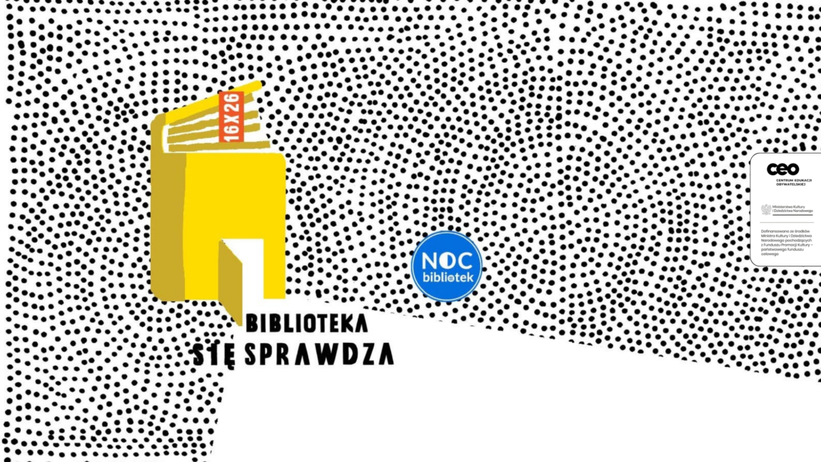 NOC BIBLIOTEK 2026 – ZAPISY RUSZYŁY!