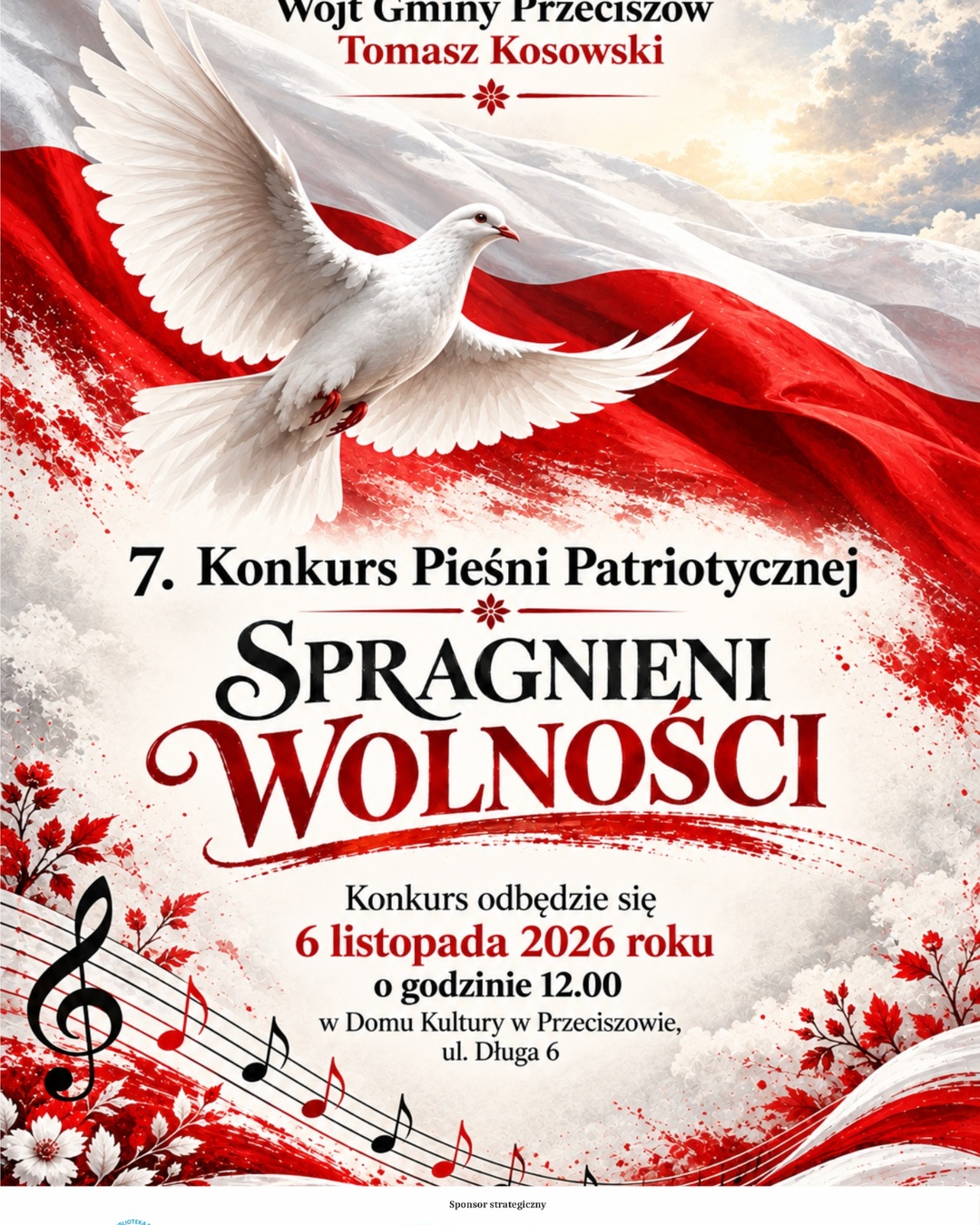 KONKURS PIEŚNI PATRIOTYCZNEJ „SPRAGNIENI WOLNOŚCI” – ZAPISY